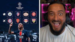  P-T-D-R  LE PIRE TIRAGE  REACTION TIRAGE LIGUE DES CHAMPIONS