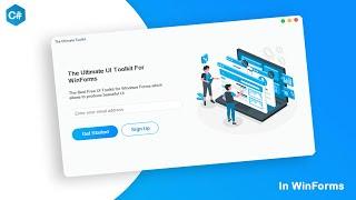 The Free Ultimate UI Design Tool for Windows Forms  C# Tutorial