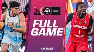 Argentina  vs Germany   Men  Full Pool Game  FIBA 3x3 U23 World Cup 2024