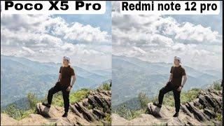 Poco X5 Pro vs Redmi note 12 pro I camera test