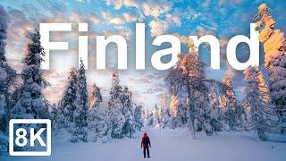 Finland in 8K ULTRA HD - Worlds happiest country - Nordic Country 60 FPS