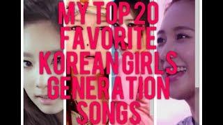 My Top 20 Favorite Korean Girls Generation Releases