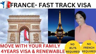 FRANCE FRENCHTECH VISA FAST VISA FOR NON-EU NATIONALS NO EDU QUALIFICATION NEEDED