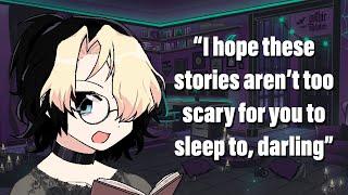 your goth gf reads to you to help you sleep sleep aid rain sounds F4A dom girlfriend asmr