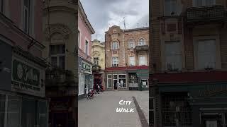 Walking in Uzhhorod City #traveldestination #exploring #citytour #walking