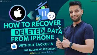 How to Recover Deleted Data from iPhone without Backup 2023 Restore Deleted Photos on iPhoneiPad