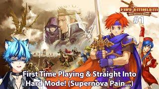 【FIRE EMBLEM THE BINDING BLADE】#1 HARD MODE  Lets start our boy Roys story