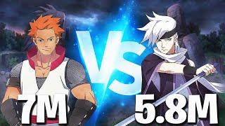 70M Vs. 58M - This Fight is INCREDIBLE and its not even THE FINAL  Naruto Online
