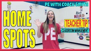 My Thoughts and Tips for Creating HOME SPOTS A GREAT Classroom Mgmt Tool for your PE Class