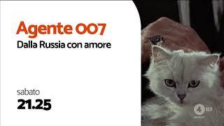 PROMO TV AGENTE 007 DALLA RUSSIA CON AMORE SABATO 2125 ITA 4K 18092021