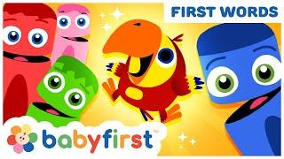 Toddler Learning Video w Color Crew & Larry  Learn ABC Alphabet & Fruits Name for Kids  BabyFirst