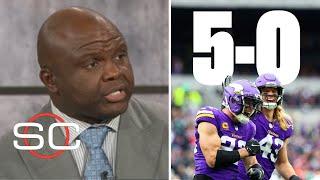 Sam Darnold is UNBEATABLE - ESPN on Vikings remain undefeated at 5-0 after beat Jets in London