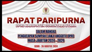 Rapat Paripurna DPRD Kabupaten Gorontalo Utara