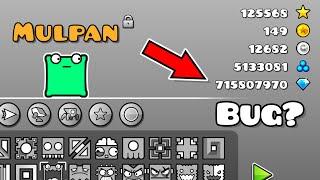 Diamonds bug?  Geometry dash 2.11