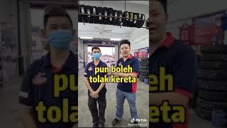 TIPS  Badan kurus pun boleh tolak kereta sorang-sorang kalau kereta rosak tengah jalan