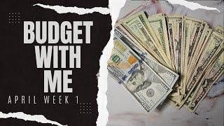 Budget With Me for April Week 1  Weekly Cash Budget  Michelle Marie Budgets