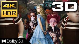 4K 3D HDR  Trailer - Alice in Wonderland  Dolby 5.1