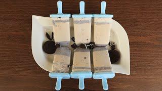 How to Make Cookies and Cream Popsicles  Yummylicious Dish