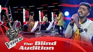 Sasindu Raveen  Sihina Dew Duwe සිහින දෙව්දුවේ  Blind Auditions  The Voice Teens Sri Lanka