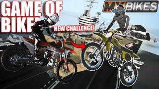 GAME OF BIKE BUT WE ADDED A HUGE CHALLENGE... MXBIKES