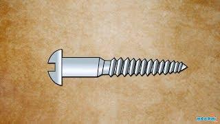 What is a Screw? With Narration Simple Machines - Science for Kids  Educational Videos by Mocomi