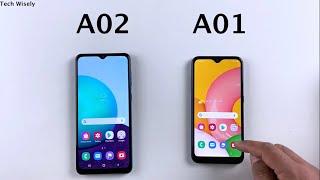 SAMSUNG A02 vs A01 - SPEED TEST