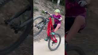 TALENTED KID  wheelie with my father’s e-bike  #ebike #specialized #turbolevo #bike #show #shorts