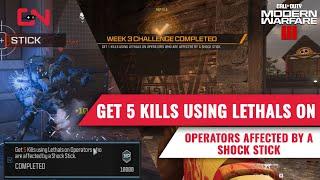 Get 5 Kills Using Lethals on Operators Affected by a Shock Stick - Call of Duty MW3