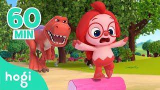 Run Faster Hogi and Dinosuars Colorful Race｜Colors for Kids｜Hogi Nursery Rhymes｜Hogi Colors