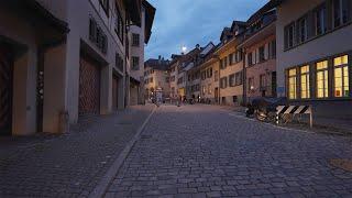 Relaxing Evening Walk in Bern Switzerland  Beautiful City Streets View 4K