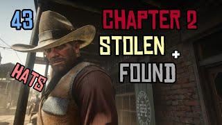 43 Stolen and Found Hats in Chapter 2  Red Dead Redemption 2