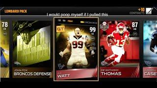 TURN DOWN FOR WATT MONSTER GOLDEN TICKETS - Madden 15 Ultimate Team Pack Opening