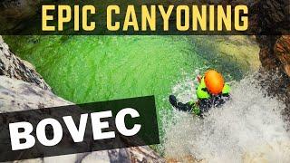 EPIC Canyoning in Bovec Soča Valley Slovenia  - ULTIMATE Canyoning Experience - Fratarica Canyon