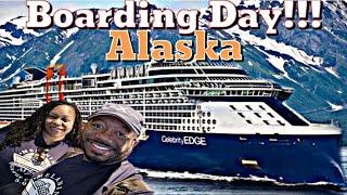 Boarding Our FIRST Alaska Cruise Onboard Celebrity Edge from Seattle  Melanin at Sea 3.0