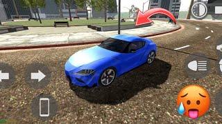 Driving Brand new modified Toyota Supra on top speed - Indian bike simulator