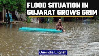 Gujarat Floods  Many areas in Navsari inundated due to heavy rainfall  Oneindia News*Floods