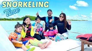 SNORKELING TIME IN AMANPULO  KAYCEE & RACHEL in WONDERLAND FAMILY