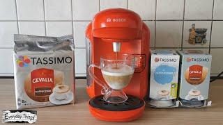 Bosch Tassimo Coffee Machine - Making a Gevalia Cappuccino