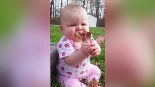 Funny baby reactions