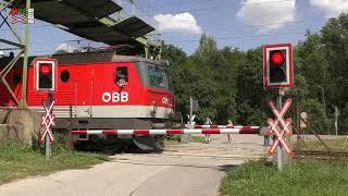 Eisenbahnkreuzung Stillfried A - 31.7.2018  Železniční přejezd  Railroad crossing