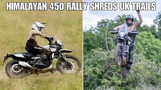 British MX Racer Thrashes Himalayan 450 On Expert Trail At ABR Festival In UK  POV Video