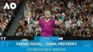 Rafael Nadal v Daniil Medvedev Condensed Match F  Australian Open 2022