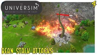 Bean Stalk Attacks Village  The Universim  Ep4