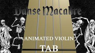 Danse Macabre Op.40 Saint-Saëns - Animated Violin Tabs