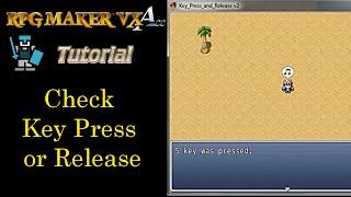 RPG Maker Vx Ace Tutorial Check Key Press or Release no script required
