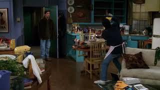 mondler  friends  chandler cleans the house