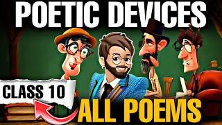 Poetic Devices Class 10  All Poems Poetic Devices English Class 10  Literary Devices One shot