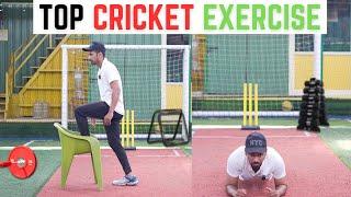 BEST EXERCISE FOR CRICKET  IMPROVE BATTING & BOWLING @cricketmastery