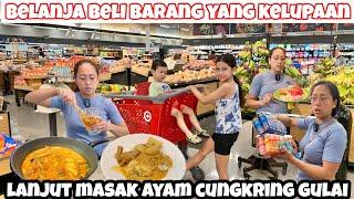 BELANJA BELI BARANG YANG KELUPAAN DARI SUPERMARKET ASIA LANJUT MASAK AYAM CUNGKRING GULAI