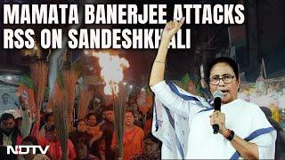 Sandeshkhali News  Mamata Banerjee Breaks Silence On Sandeshkhali Blames RSS
